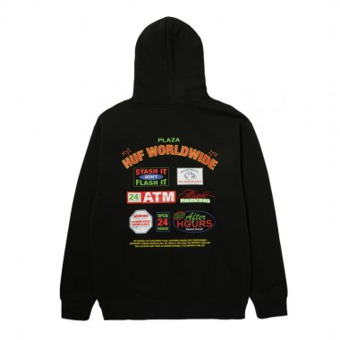 HUF PROMO HOODIE BLACK