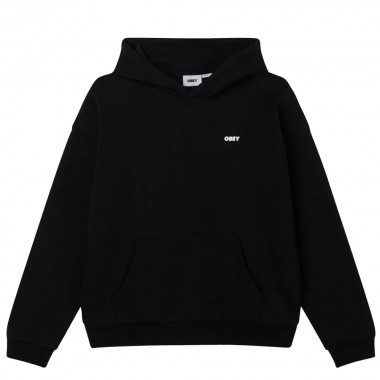 OBEY BOLD ICON EXTRA HEAVY HOODIE BLACK