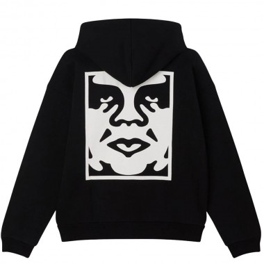 OBEY BOLD ICON EXTRA HEAVY HOODIE BLACK