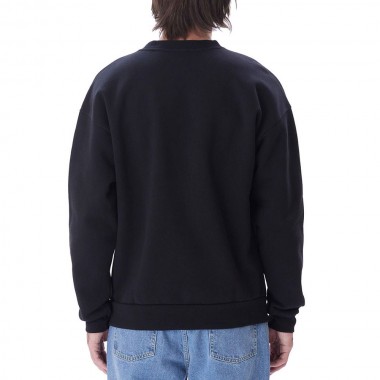 OBEY ICON EXTRA HEAVY CREWNECK II BLACK