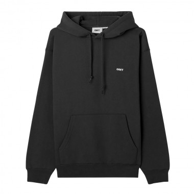 OBEY ESTABLISHED WORKS BOLD HOODIE II BLACK