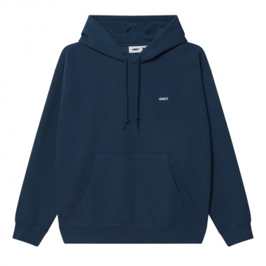 OBEY ESTABLISHED WORKS BOLD HOODIE II DARK DENIM