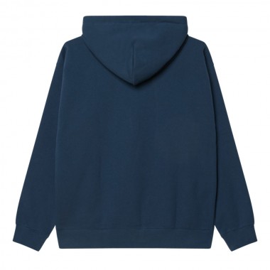 OBEY ESTABLISHED WORKS BOLD HOODIE II DARK DENIM