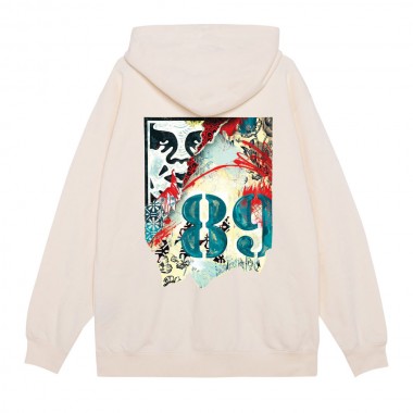 OBEY LISBON ICON HOODIE UNBLEACHED