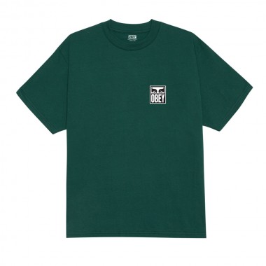 OBEY EYES ICON 2 TEE RAINFOREST