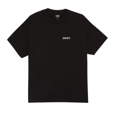 OBEY SCRIBBLE TEE BLACK