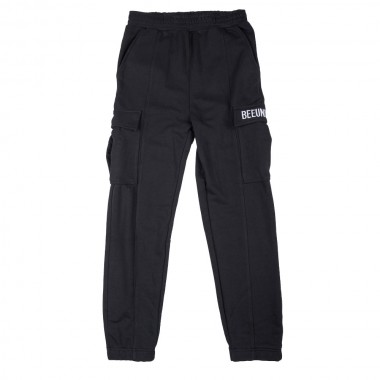 BEE UNUSUAL CARGO SWEATPANTS BLACK