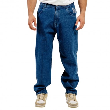 BEE UNUSUAL RELAXED JEANS WASHED DARK BLUE