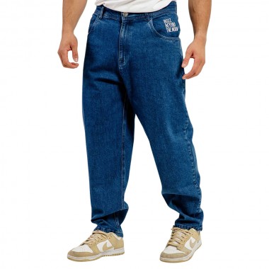 BEE UNUSUAL RELAXED JEANS WASHED DARK BLUE