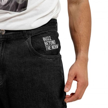 BEE UNUSUAL RELAXED JEANS WASHED BLACK