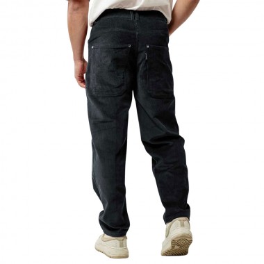 BEE UNUSUAL RELAXED CORDUROY PANTS BLACK