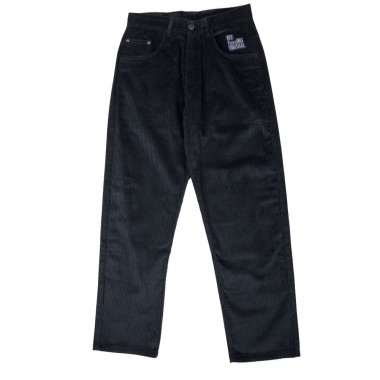 BEE UNUSUAL RELAXED CORDUROY PANTS BLACK