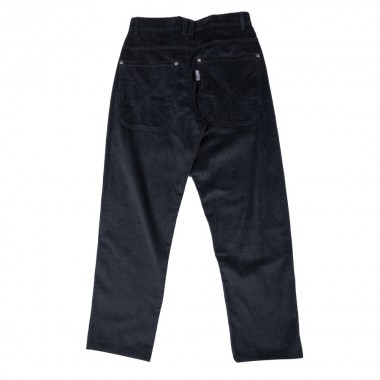BEE UNUSUAL RELAXED CORDUROY PANTS BLACK