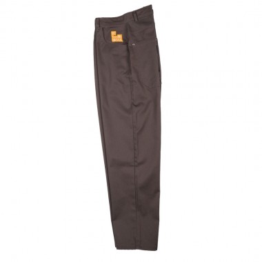 BEE UNUSUAL RELAXED TWILL PANTS BROWN