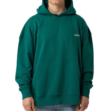 BEE UNUSUAL LOGO EXTRA HEAVY FT HOODIE ADVENTURINE GREEN