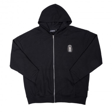 BEE UNUSUAL VANITY EXTRA HEAVY FT ZIP HOODIE BLACK