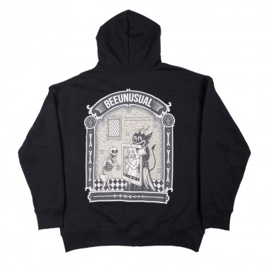 BEE UNUSUAL VANITY EXTRA HEAVY FT ZIP HOODIE BLACK