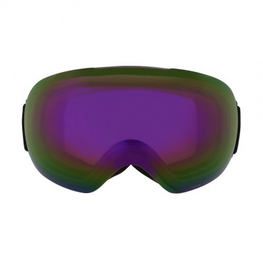 RED BULL SPECT BENT M SNOW GOGGLES MT BLK/ORANGE W PURPLE MIRR