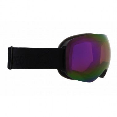RED BULL SPECT BENT M SNOW GOGGLES MT BLK/ORANGE W PURPLE MIRR