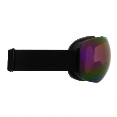 RED BULL SPECT BENT M SNOW GOGGLES MT BLK/ORANGE W PURPLE MIRR