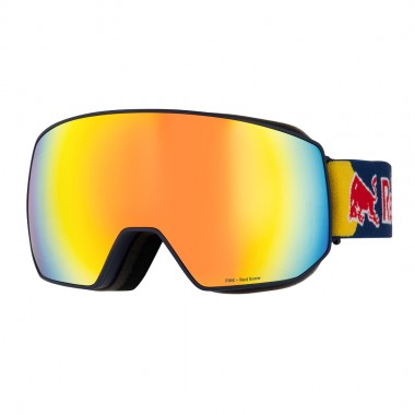 RED BULL SPECT FINK M SNOW GOGGLES MT BLUE/ORANGE W RED MIRROR