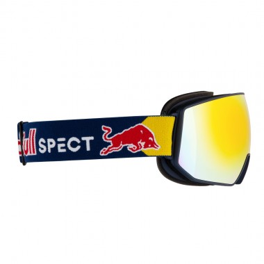 RED BULL SPECT FINK M SNOW GOGGLES MT BLUE/ORANGE W RED MIRROR