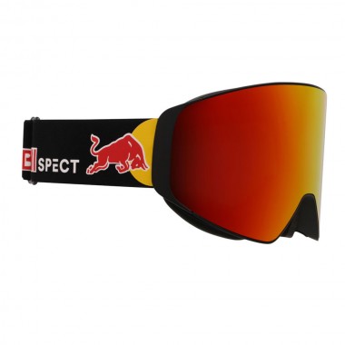 RED BULL SPECT JAMM L SNOW GOGGLES MT BLK/SMOKE W RED MIRROR