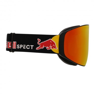 RED BULL SPECT JAMM L SNOW GOGGLES MT BLK/SMOKE W RED MIRROR