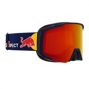 RED BULL SPECT JIBB L SNOW GOGGLES MT BLUE/ORANGE W RED MIRROR