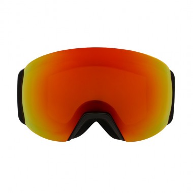 RED BULL SPECT JON L SNOW GOGGLES MT BLK/ORANGE W RED MIRROR