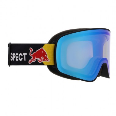 RED BULL SPECT RUSH L SNOW GOGGLES MT BLK/BLUE W BLUE CHROM X