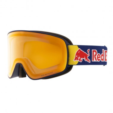 RED BULL SPECT RUSH L SNOW GOGGLES MT BLUE/BROWN W RED CHROM X