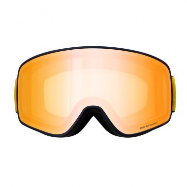 RED BULL SPECT RUSH L SNOW GOGGLES MT BLUE/BROWN W RED CHROM X