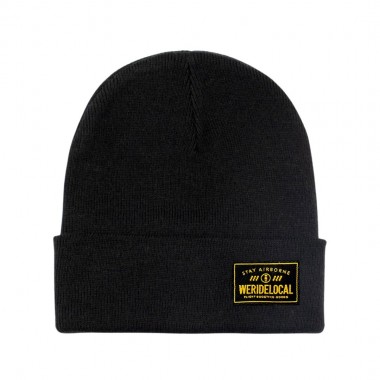 WE RIDE LOCAL AIRBORNE BEANIE BLACK