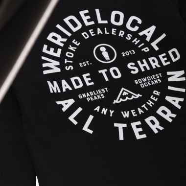 WE RIDE LOCAL ALL TERRAIN CREWNECK BLACK