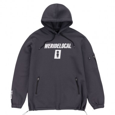 WE RIDE LOCAL BIG SHOT HOODIE GRAPHITE