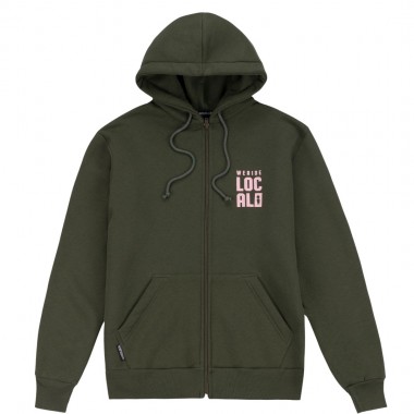 WE RIDE LOCAL DIVISION ZIP HOODIE ARMY