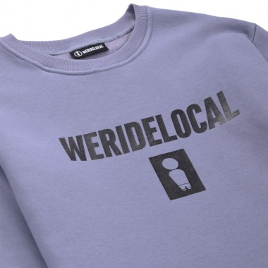 WE RIDE LOCAL LOW RIDER CREWNECK PALE VIOLET