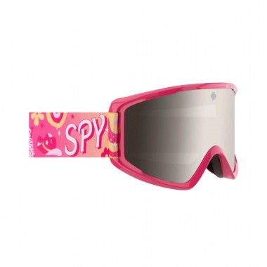 SPY CRUSHER ELITE JR ECO SNOW GOGGLES PINK PARTY/BRONZE SIL MIR