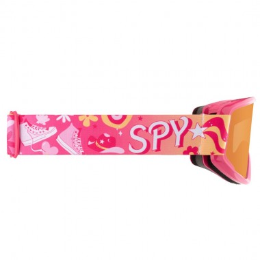 SPY CRUSHER ELITE JR ECO SNOW GOGGLES PINK PARTY/LL PERSIMMON
