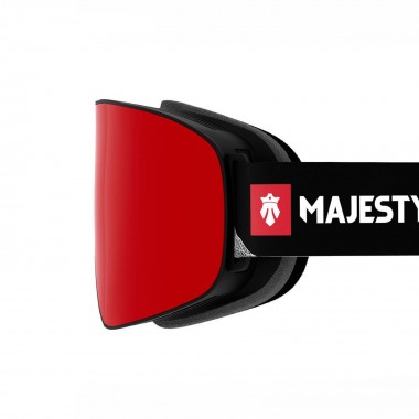 MAJESTY THE FORCE C SNOW GOGGLES BLACK/RED GARNET/ROSE REVO