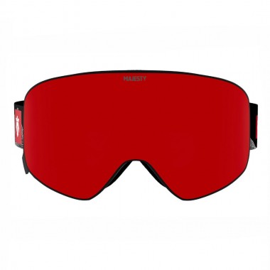 MAJESTY THE FORCE C SNOW GOGGLES BLACK/RED GARNET/ROSE REVO