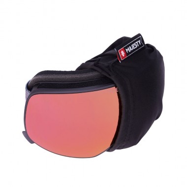 MAJESTY THE FORCE SPHERICAL SNOW GOGGLES BLK/RED GRNT/ROSE REVO