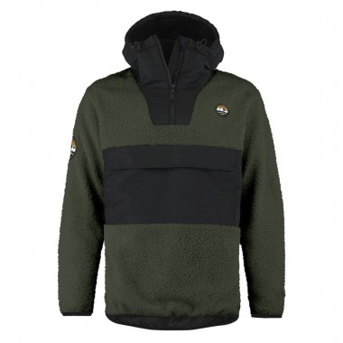 MAJESTY ANORAK FLEECE ARMY GREEN