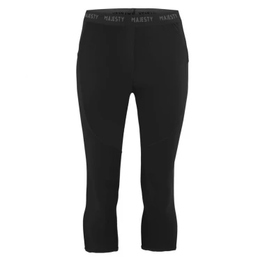 MAJESTY SURFACE THERMAL PANTS BLACK