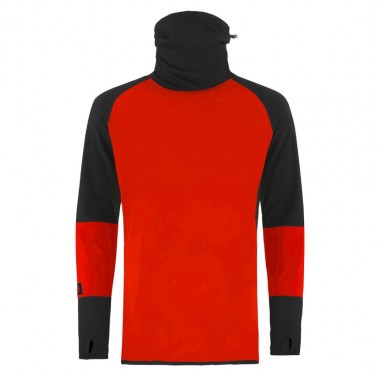 MAJESTY SURFACE THERMAL TOP BLACK/RED