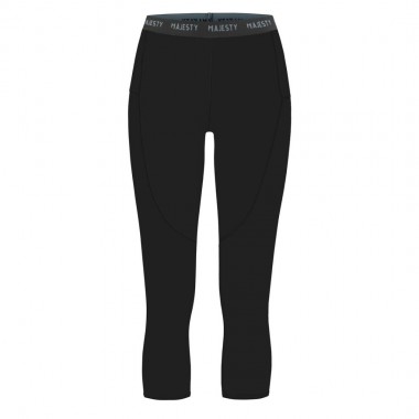MAJESTY SURFACE W THERMAL PANTS BLACK