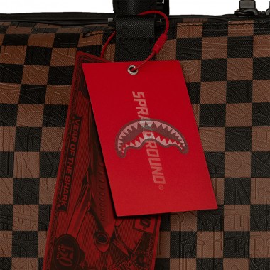 SPRAYGROUND BIG CITY EMBOSS LARGE DUFFLE BAG