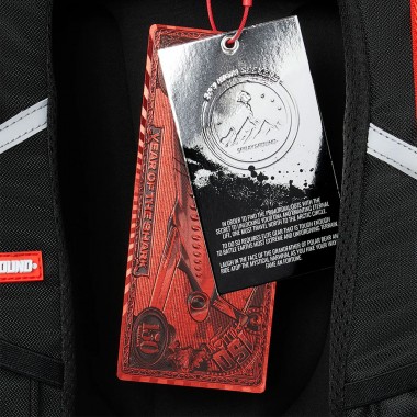 SPRAYGROUND SHREDDED CAMPER BACKPACK
