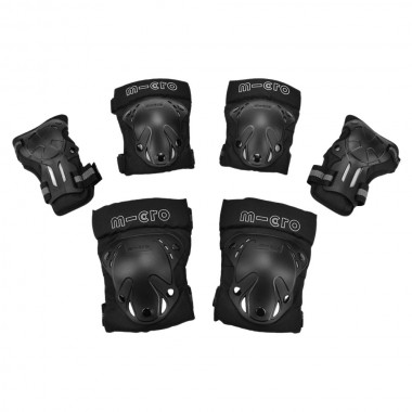 MICRO SHOCK SKATE PROTECTION SET BLACK